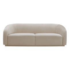 Yara Pleated Velvet Sofa