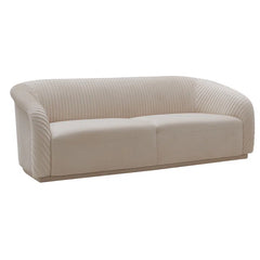 Yara Pleated Velvet Sofa