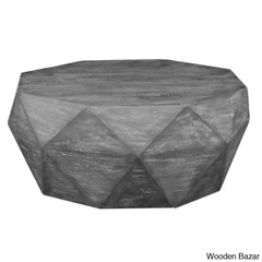 Abdia Solid Wood Coffee And Center Table Gray