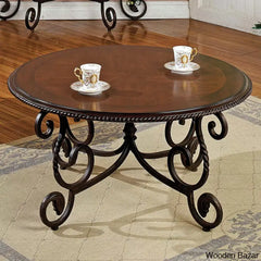 Abdulhameedd Solid Wood Top Coffee And Center Table