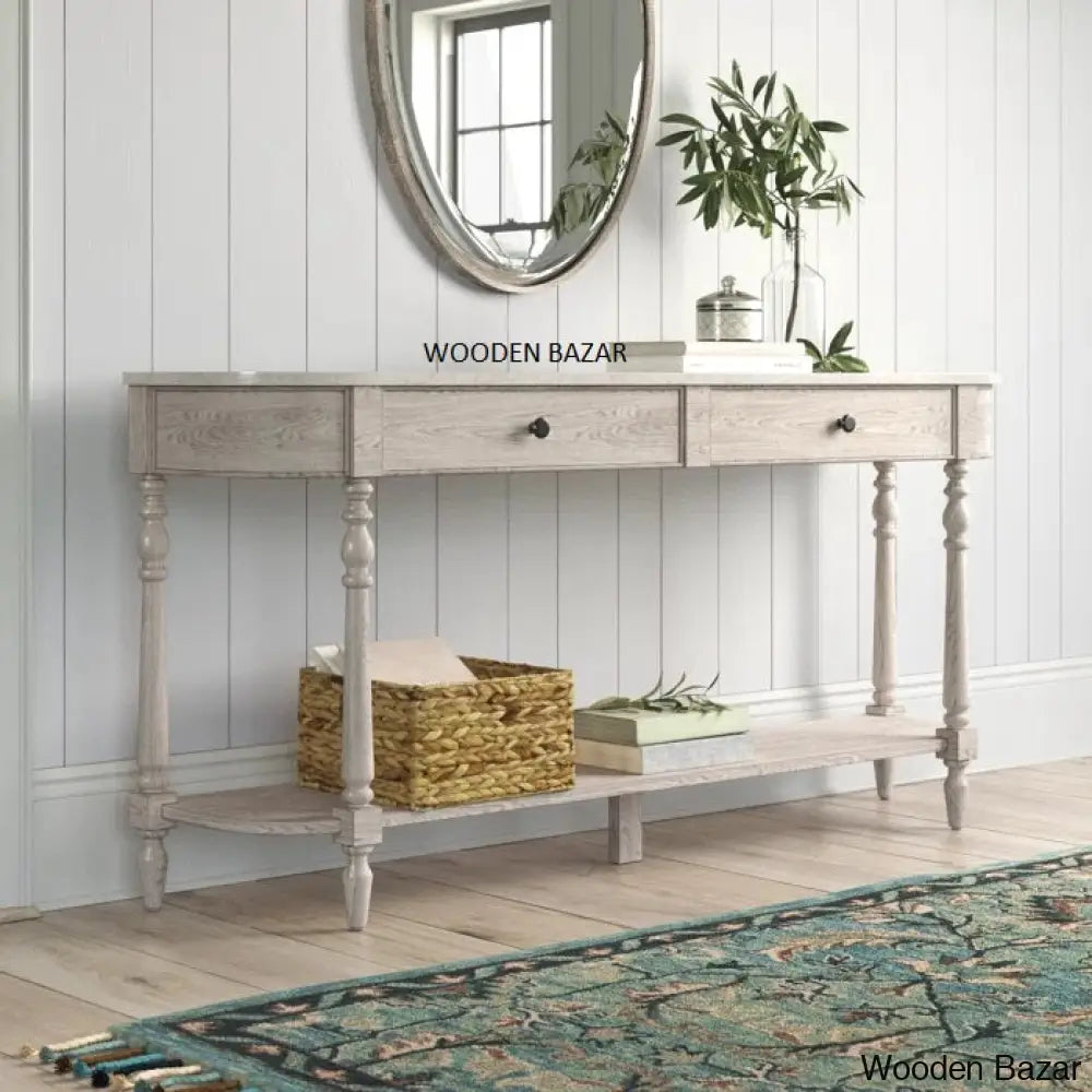 Sofa Glass Table - Console Table