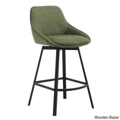 Absalomz Swivel 25.2’’ Counter Stool - Wooden Bazar
