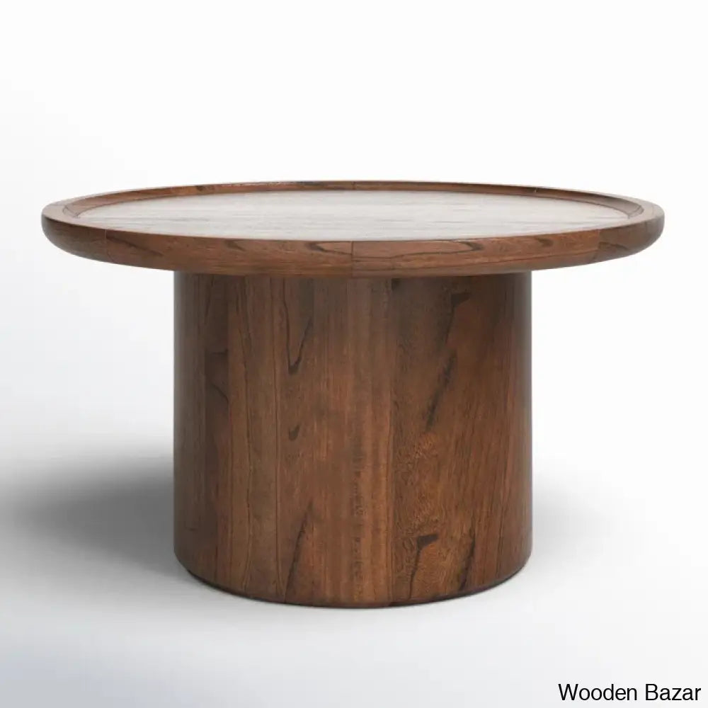 Acadia Coffee And Center Table Dark Oak