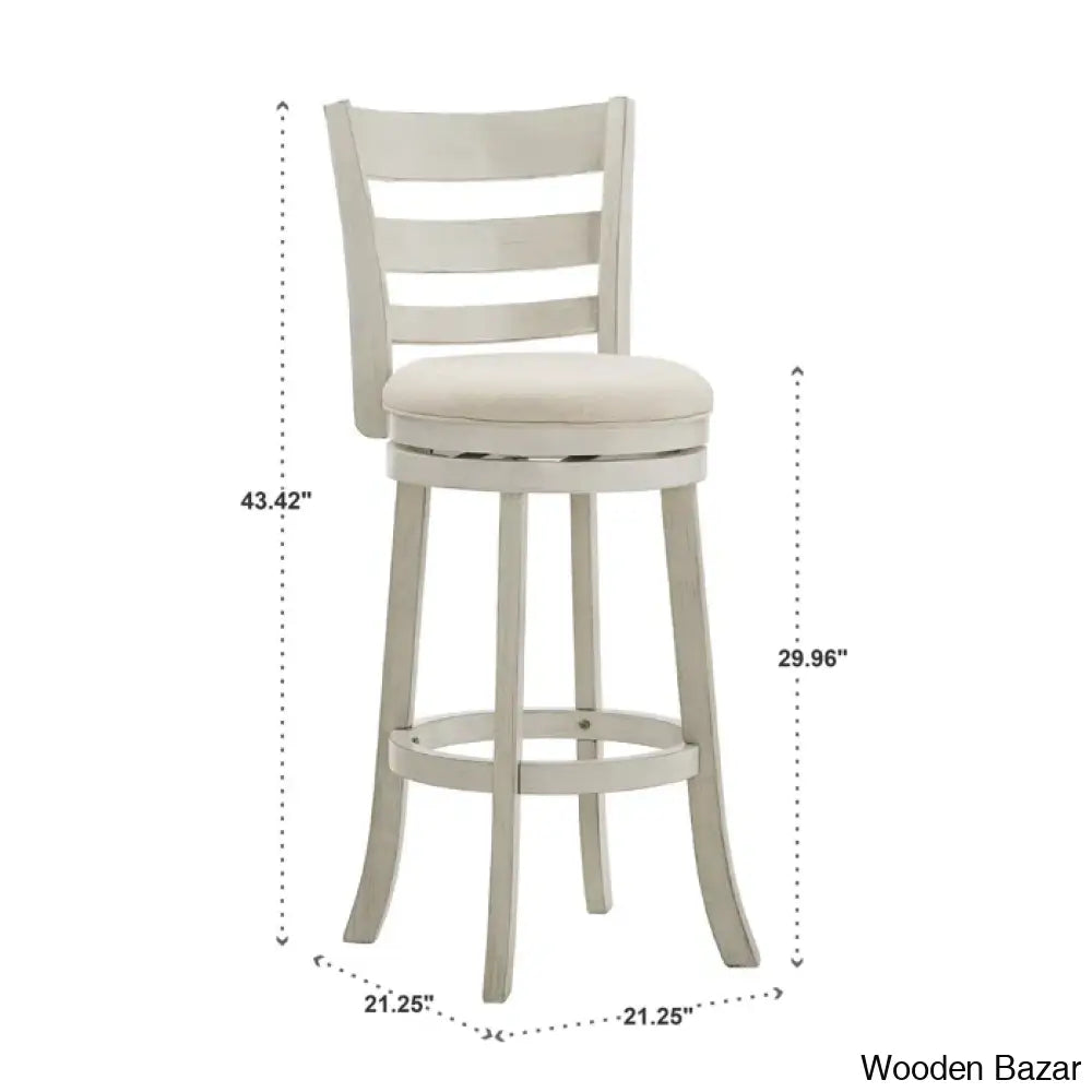 Adelynnc Swivel Upholstered Counter And Bar Stool