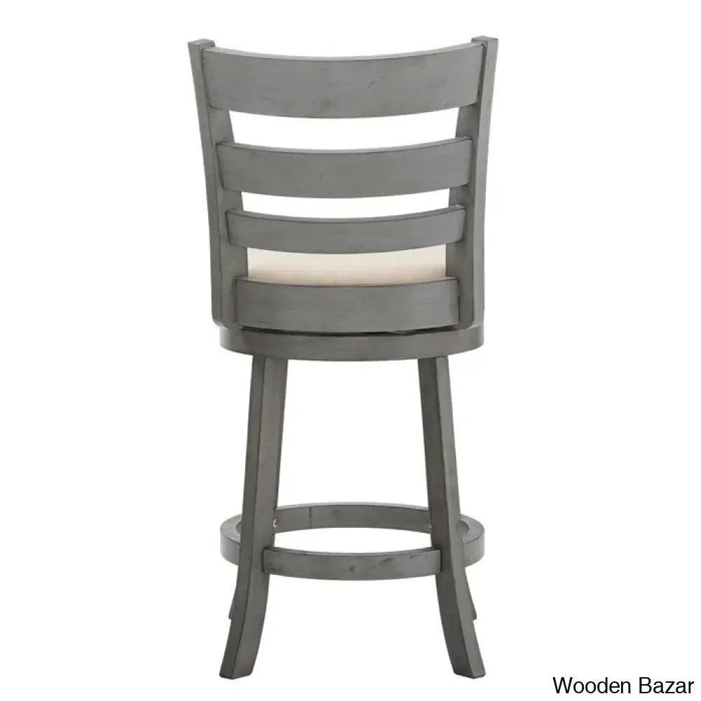 Adelynnc Swivel Upholstered Counter And Bar Stool