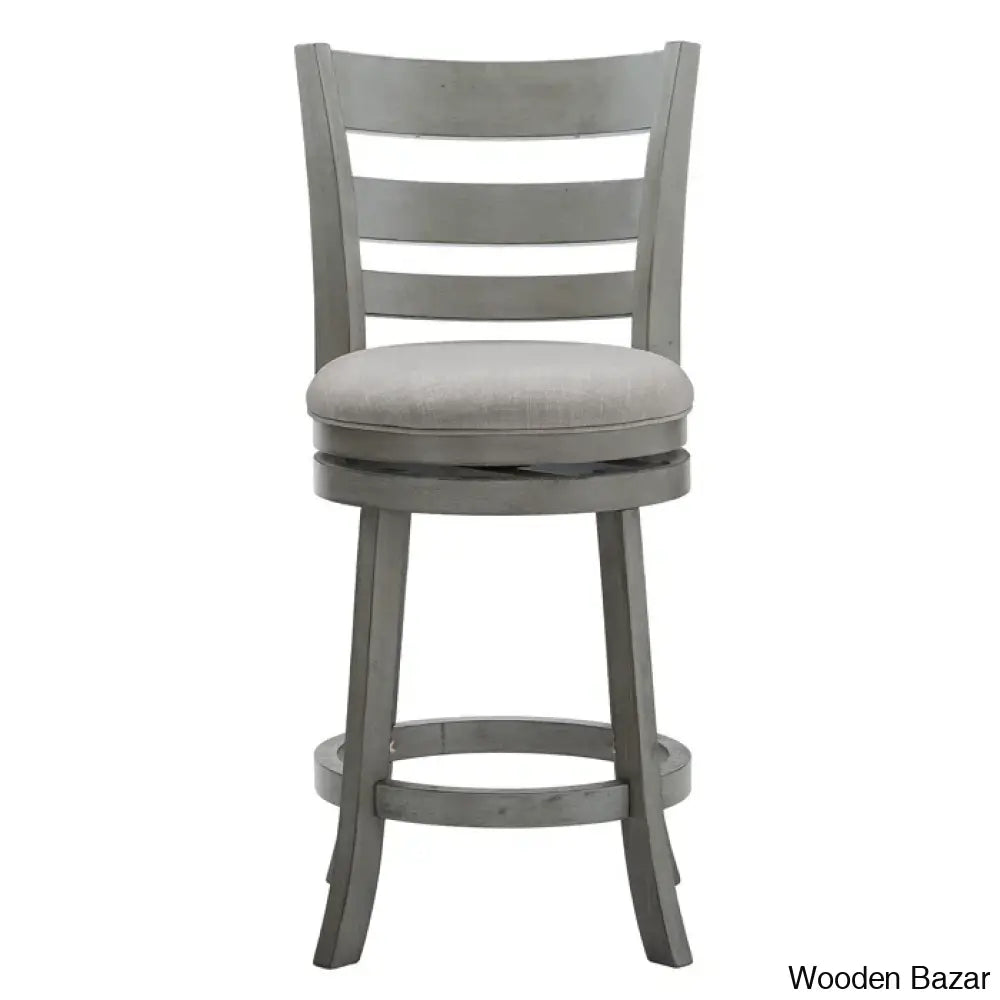 Adelynnc Swivel Upholstered Counter And Bar Stool