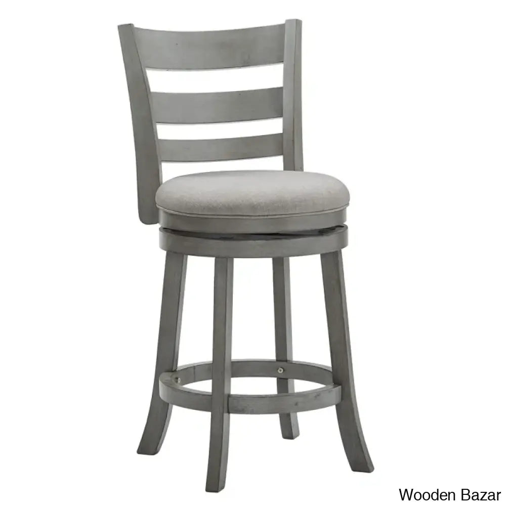 Adelynnc Swivel Upholstered Counter And Bar Stool