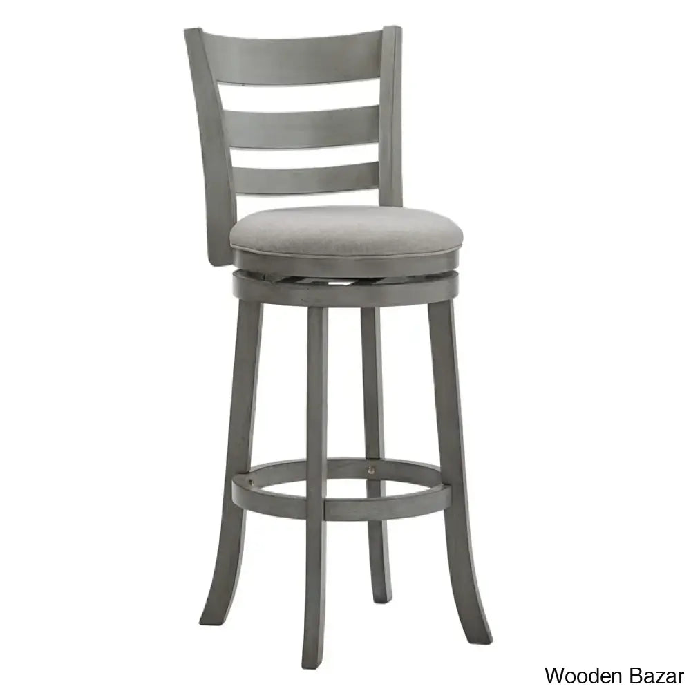 Adelynnc Swivel Upholstered Counter And Bar Stool