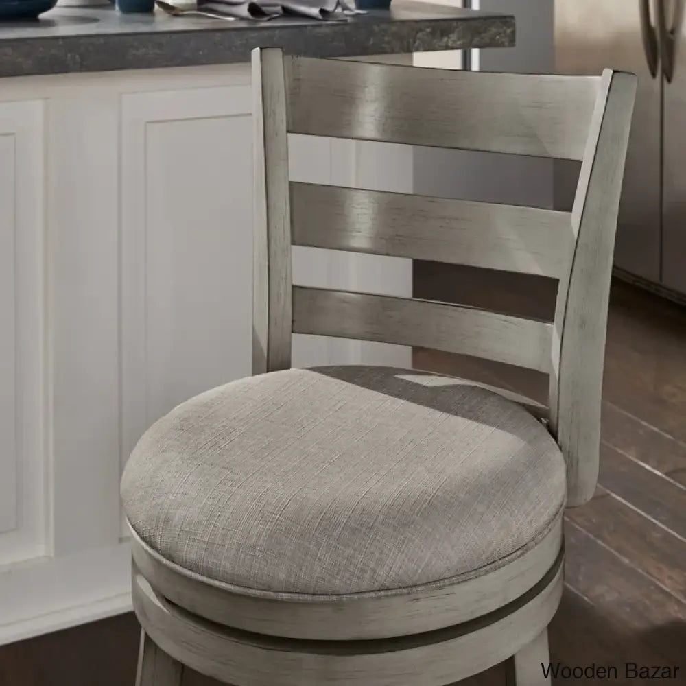 Adelynnc Swivel Upholstered Counter And Bar Stool