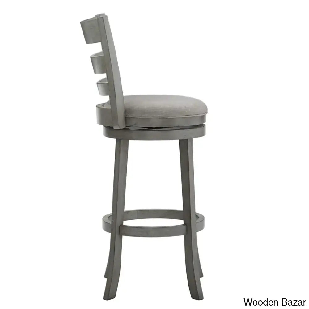 Adelynnc Swivel Upholstered Counter And Bar Stool