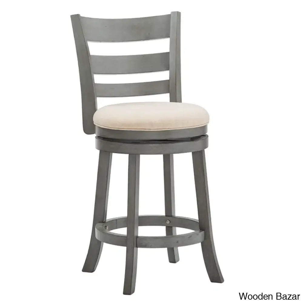 Adelynnc Swivel Upholstered Counter And Bar Stool