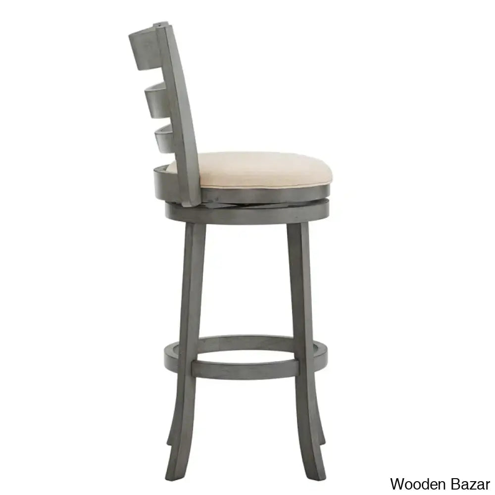 Adelynnc Swivel Upholstered Counter And Bar Stool