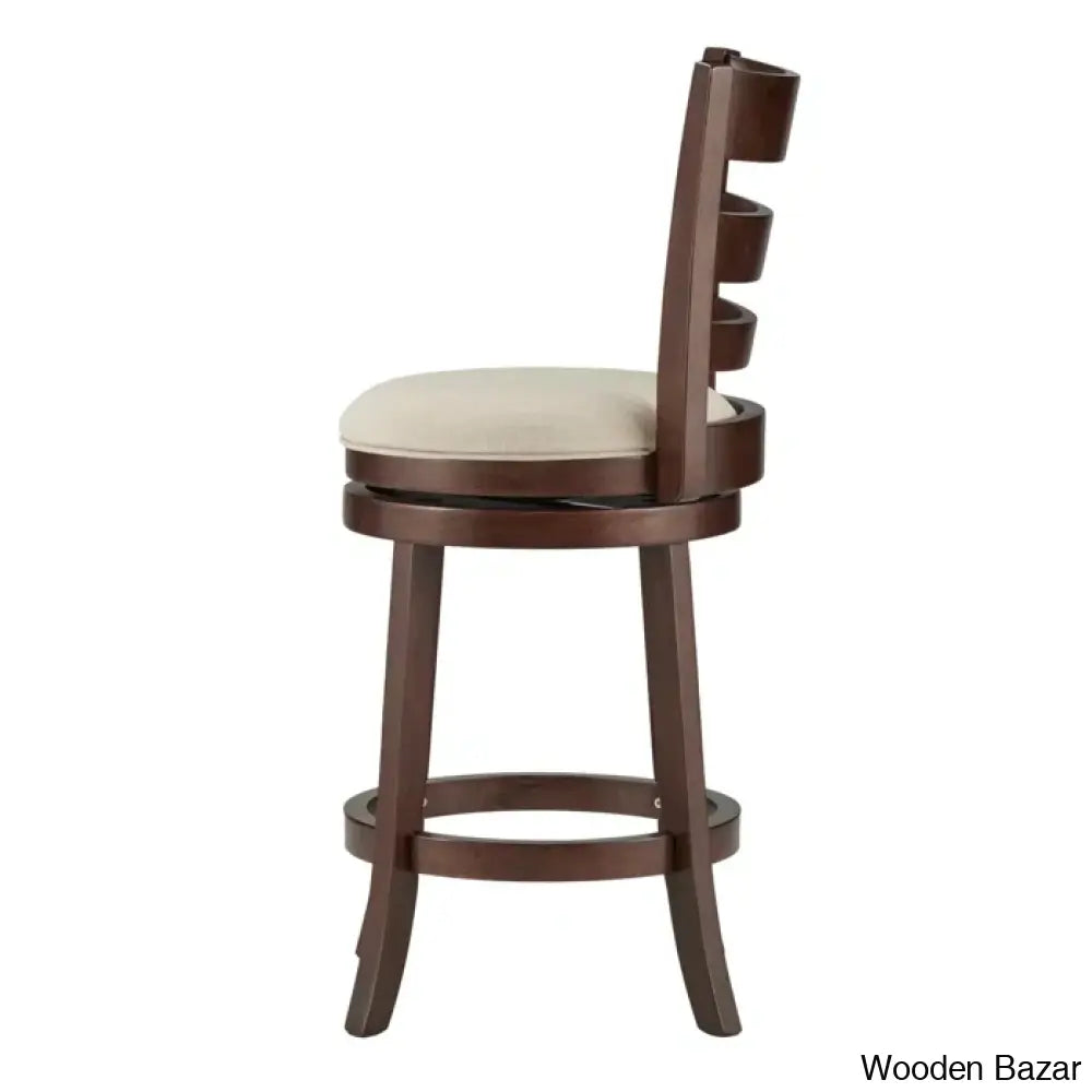 Adelynnc Swivel Upholstered Counter And Bar Stool