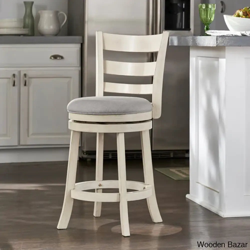 Adelynnc Swivel Upholstered Counter And Bar Stool