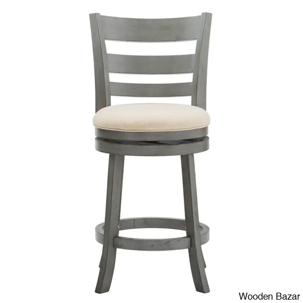 Adelynnc Swivel Upholstered Counter And Bar Stool