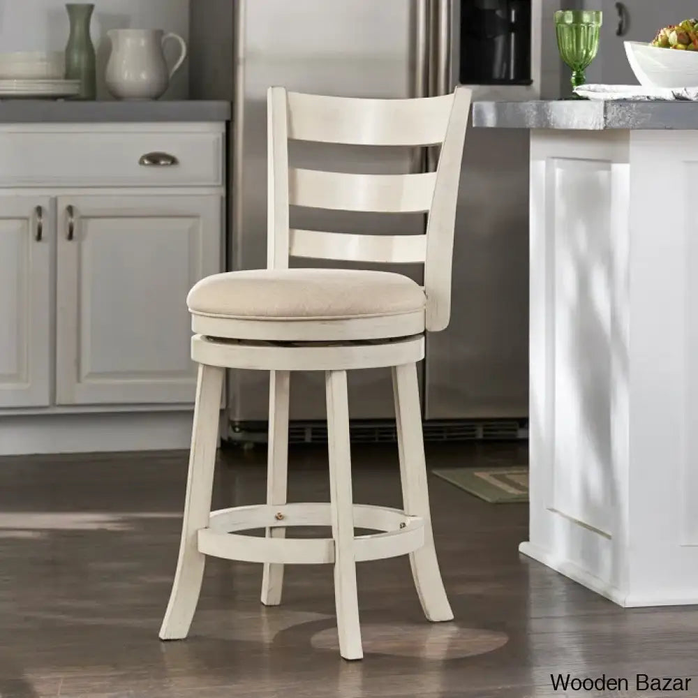 Adelynnc Swivel Upholstered Counter And Bar Stool