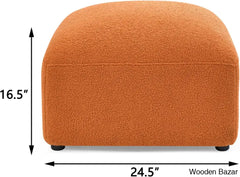 Ader Minimalist Convertible Modular Sectional Sofa In L-Shaped