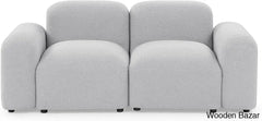 Ader Minimalist Convertible Modular Sectional Sofa In L-Shaped Grey /