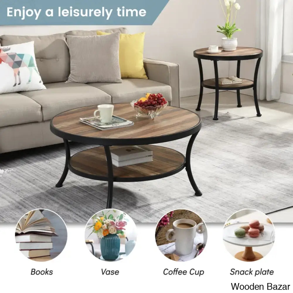 Aderis Coffee And Center Table