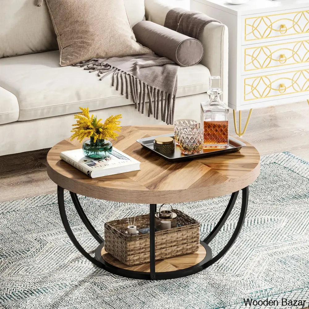 Adralise Single Coffee Table And Center Table Beige