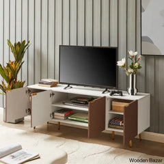 Agatsya Modern Rattan Cabinet Tv Stands & Media Storage Furniture