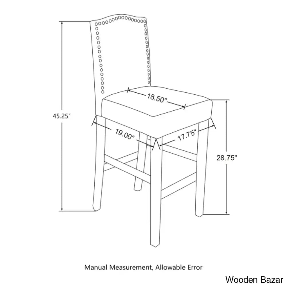 Aichelew 28.75’’ Bar Stool (Set Of 2)