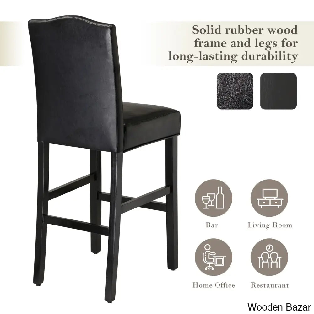 Aichelew 28.75’’ Bar Stool (Set Of 2)