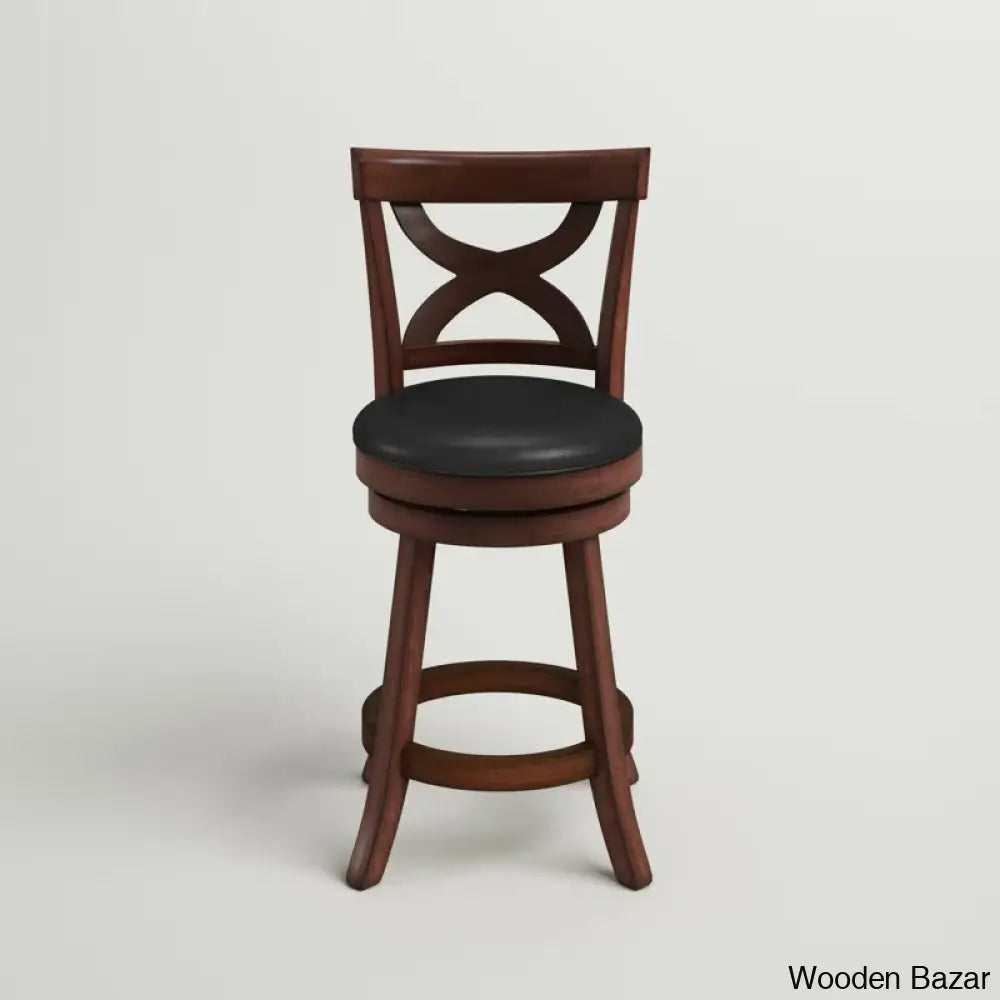 Aislinne Swivel Upholstered Counter And Bar Stool With Solid Wood Frame