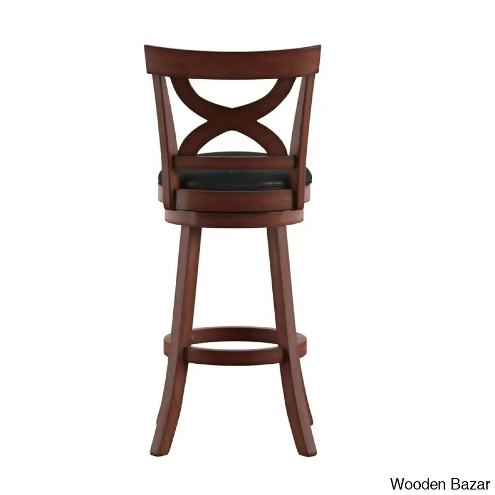 Aislinne Swivel Upholstered Counter And Bar Stool With Solid Wood Frame