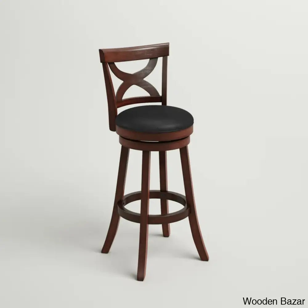 Aislinne Swivel Upholstered Counter And Bar Stool With Solid Wood Frame