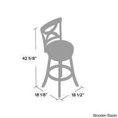 Aislinne Swivel Upholstered Counter And Bar Stool With Solid Wood Frame