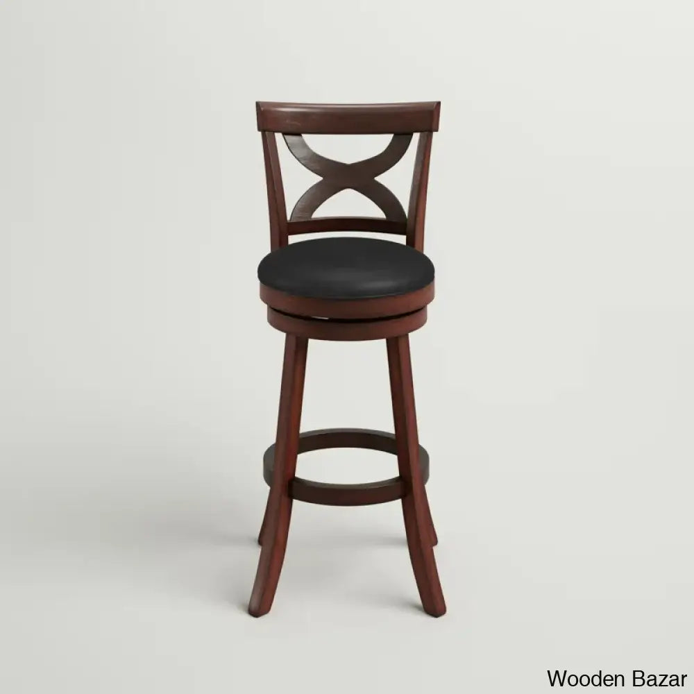 Aislinne Swivel Upholstered Counter And Bar Stool With Solid Wood Frame