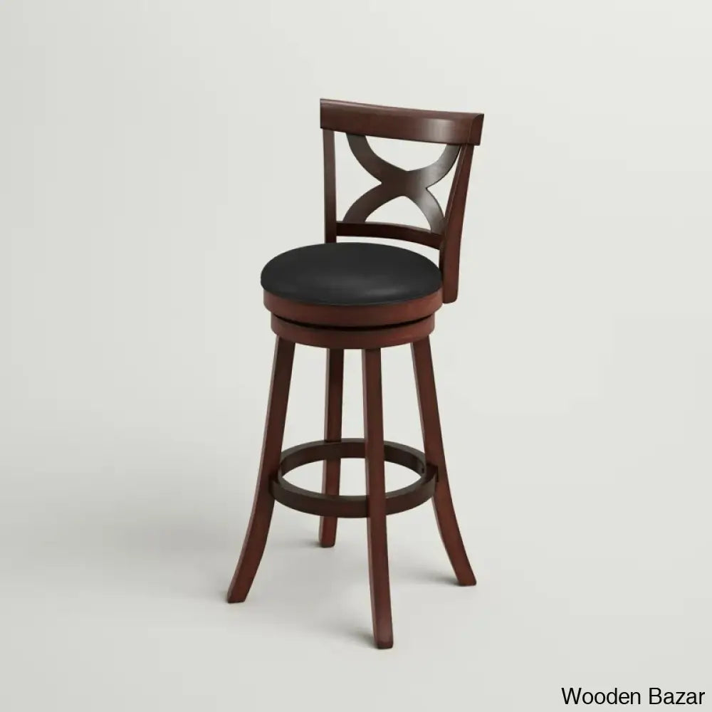 Aislinne Swivel Upholstered Counter And Bar Stool With Solid Wood Frame