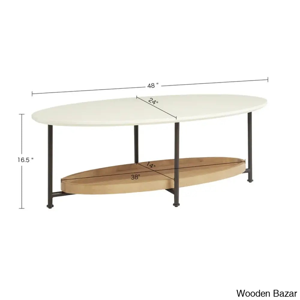 Alasteir 4 Legs Coffee And Center Table With Storage