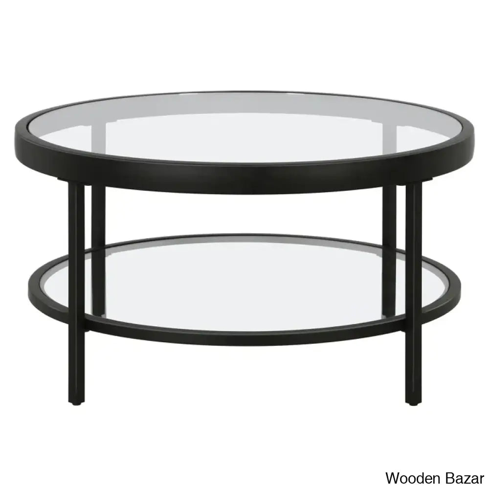 Alexisa 32’’ Wide Round Coffee And Center Table