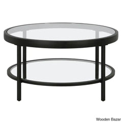 Alexisa 32’’ Wide Round Coffee And Center Table