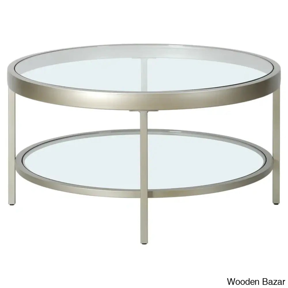 Alexisa 32’’ Wide Round Coffee And Center Table