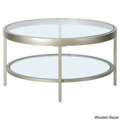 Alexisa 32’’ Wide Round Coffee And Center Table