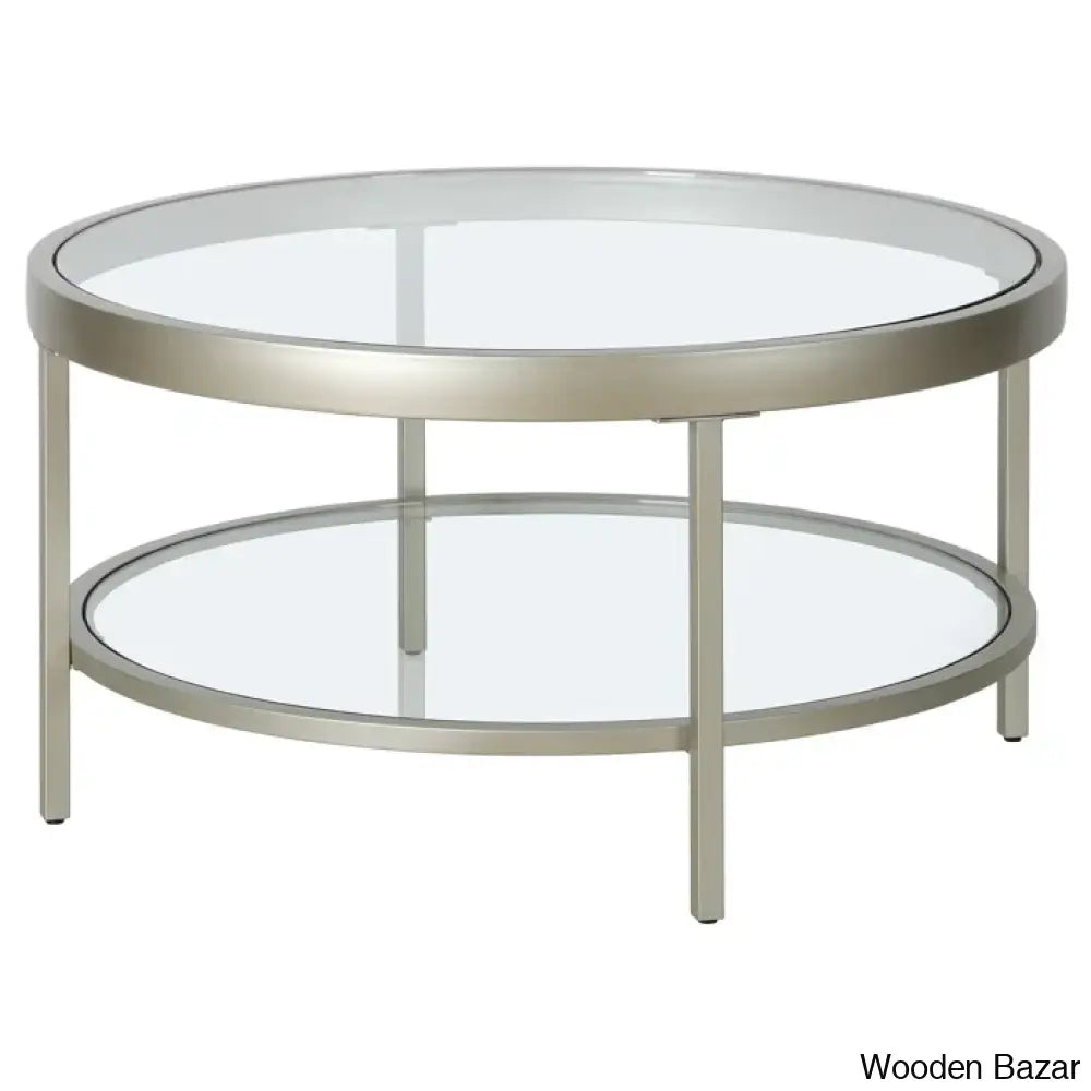 Alexisa 32’’ Wide Round Coffee And Center Table