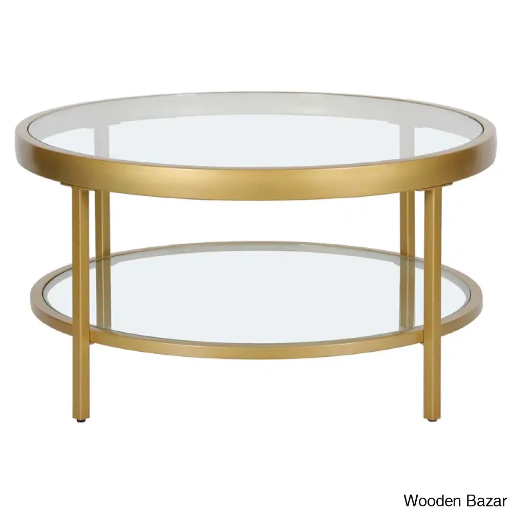 Alexisa 32’’ Wide Round Coffee And Center Table