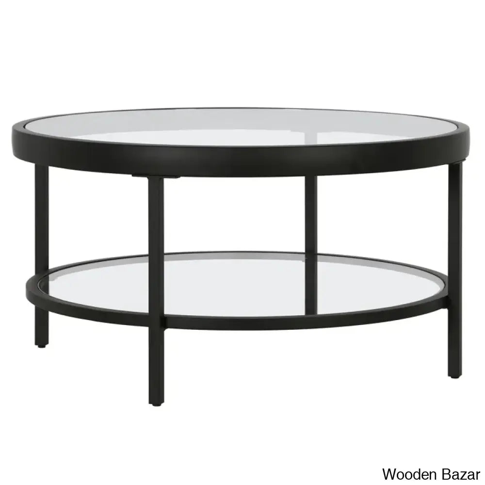 Alexisa 32’’ Wide Round Coffee And Center Table