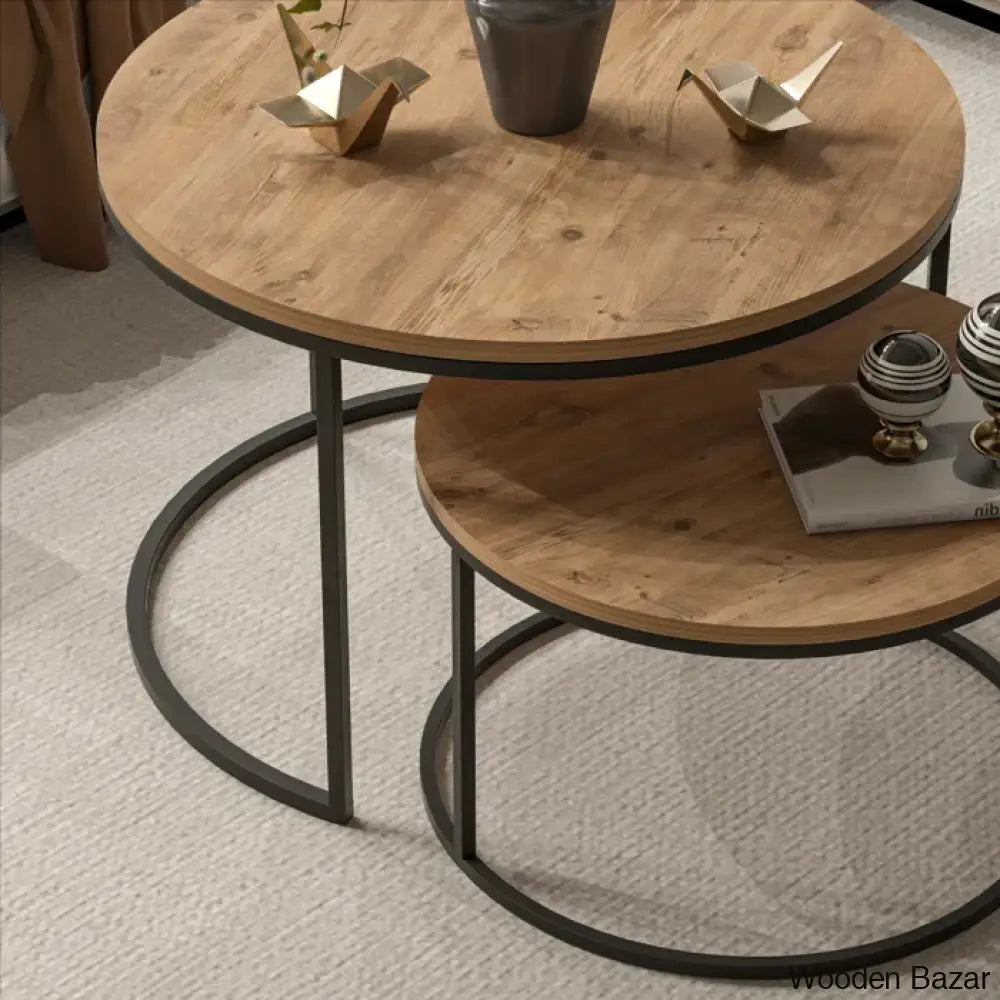 Aleyciha Coffee And Center Table (Set Of 2)