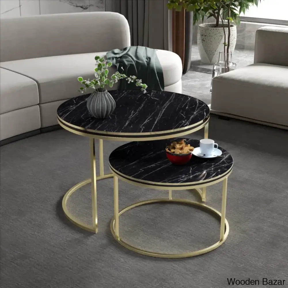 Aleyciha Coffee And Center Table (Set Of 2)