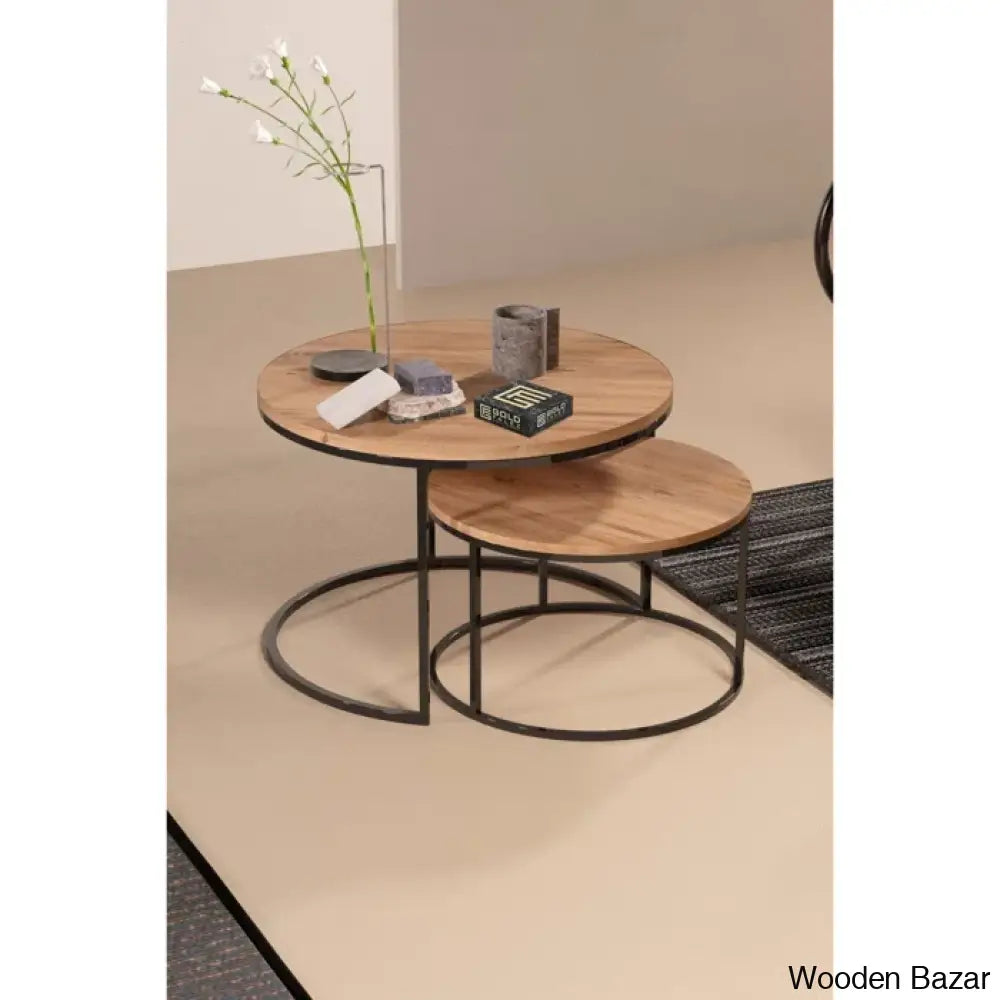 Aleyciha Coffee And Center Table (Set Of 2)