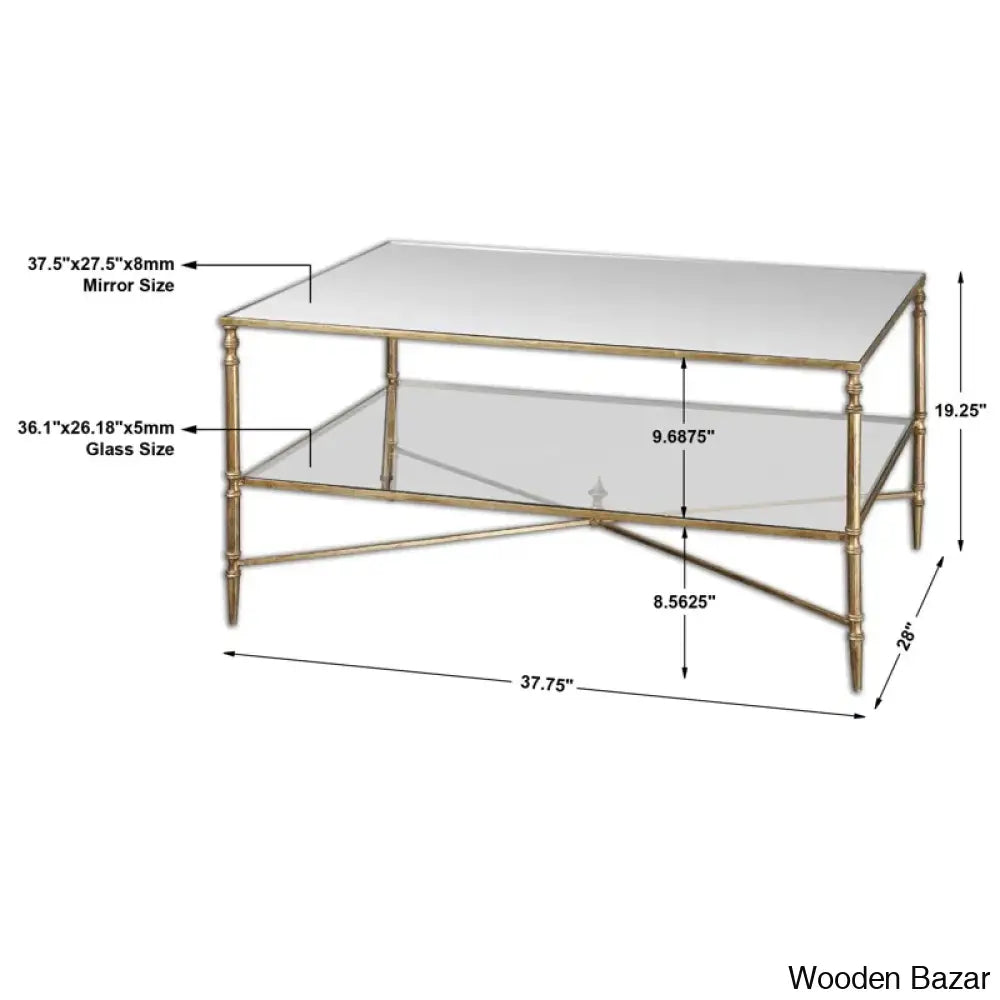 Allenhursto Glass Top Coffee And Center Table