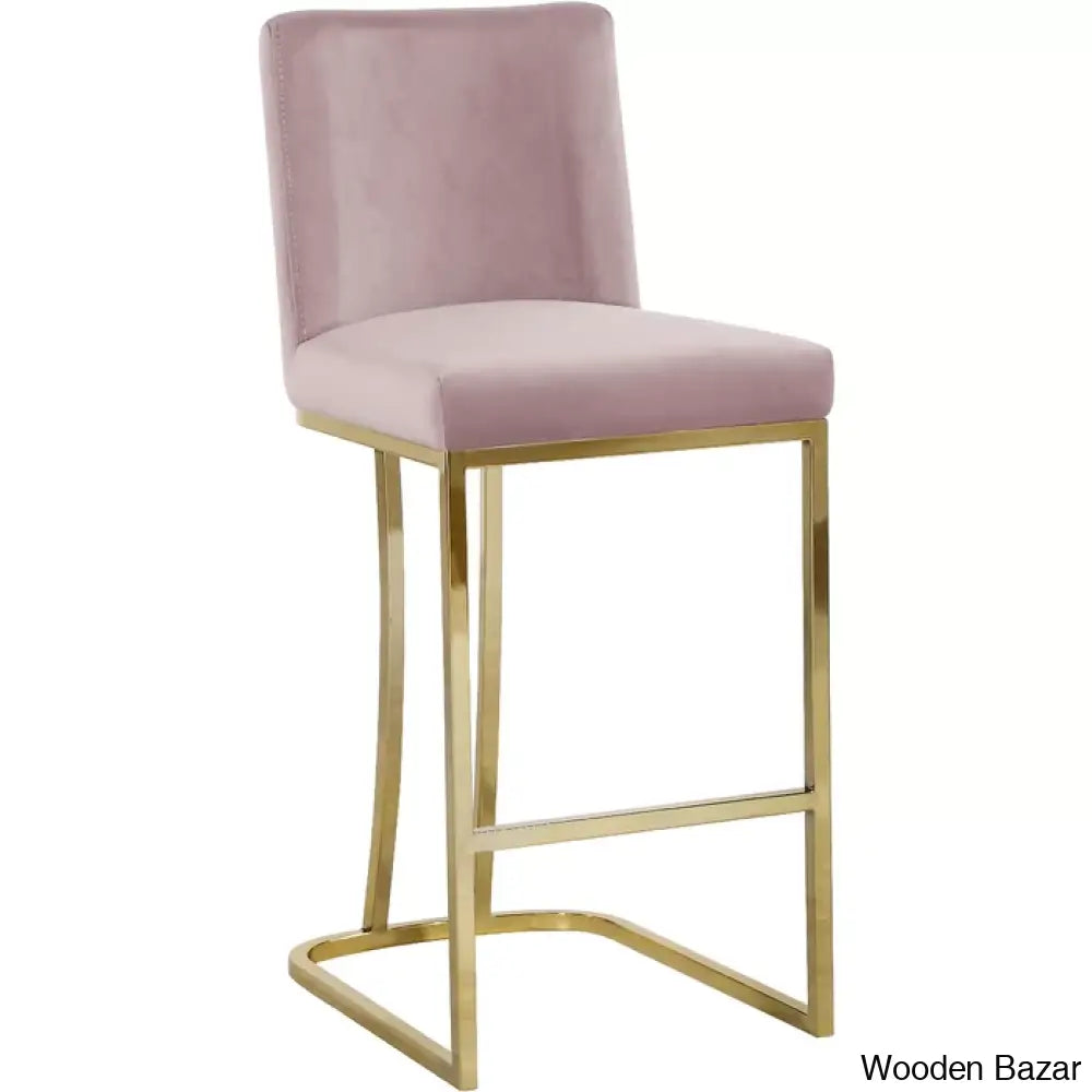 Allenvaley Swivel Upholstered 26’’ Counter And Bar Stool