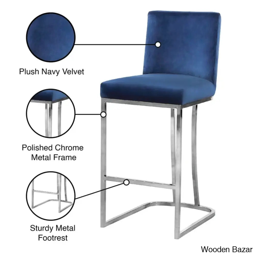 Allenvaley Swivel Upholstered 26’’ Counter And Bar Stool