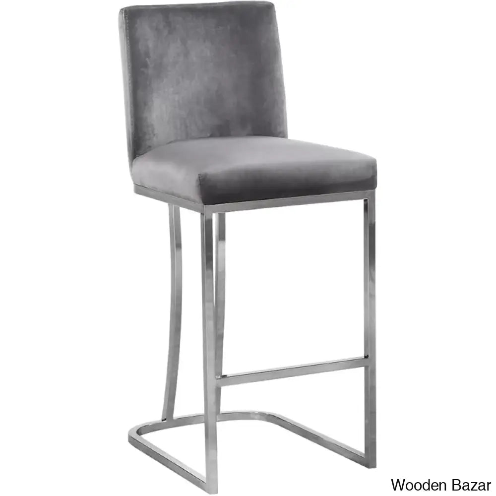 Allenvaley Swivel Upholstered 26’’ Counter And Bar Stool