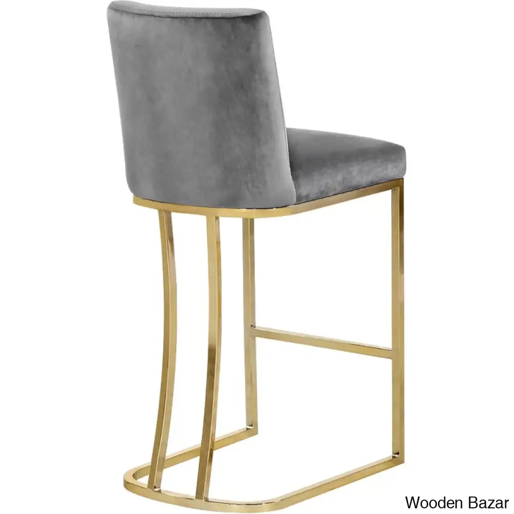 Allenvaley Swivel Upholstered 26’’ Counter And Bar Stool