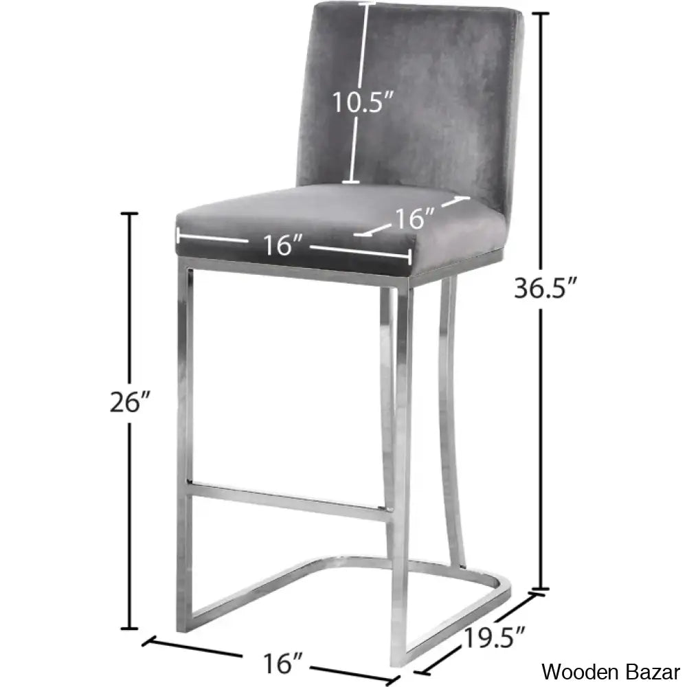 Allenvaley Swivel Upholstered 26’’ Counter And Bar Stool